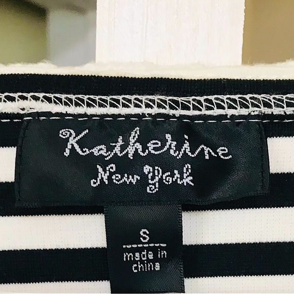 🆕🔥KATHERINE NY COLLECTION GORGEOUS NAUTICAL BLACK&WHITE JACKET STYLISH&CHIC - Picture 10 of 10